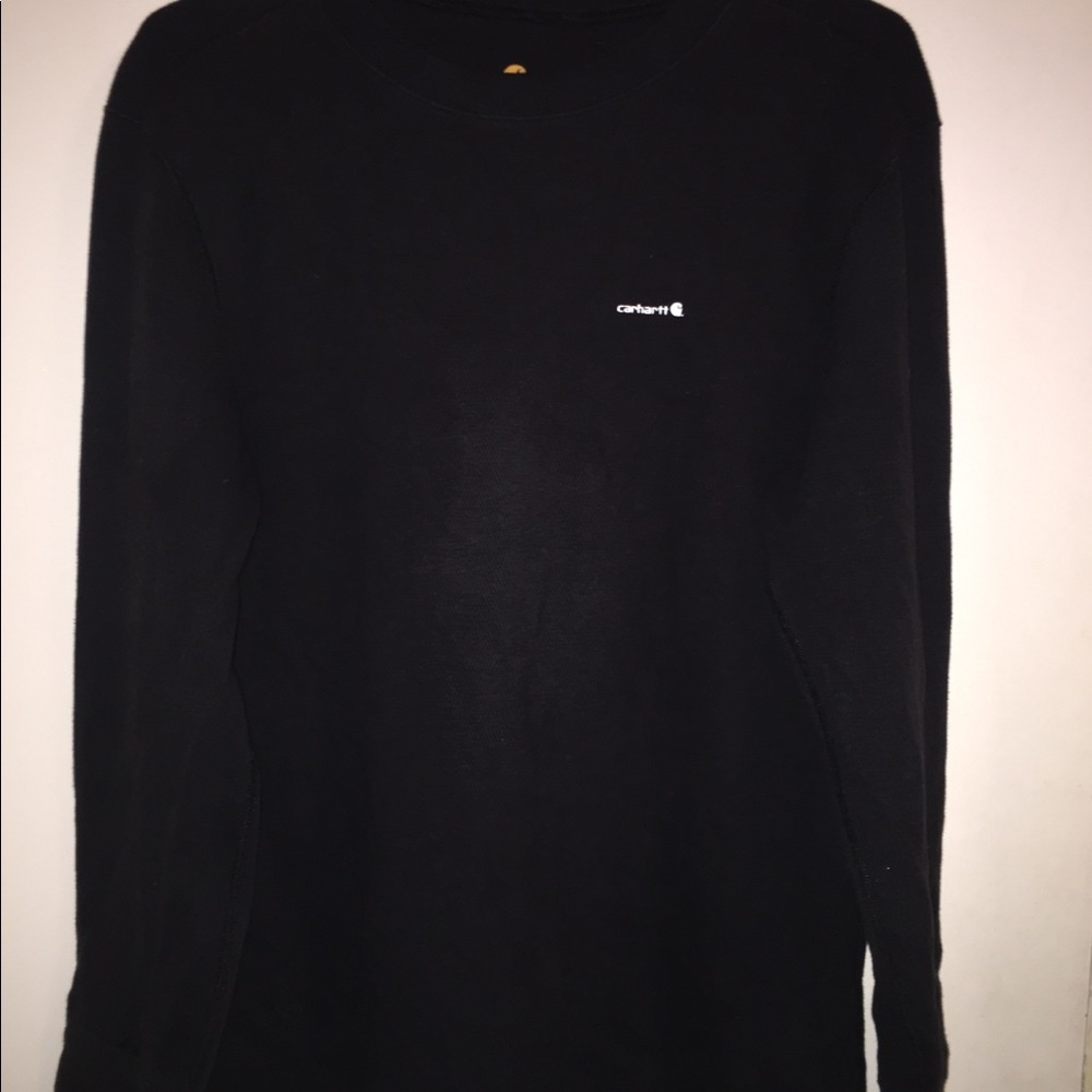 black long sleeves carhartt shirt